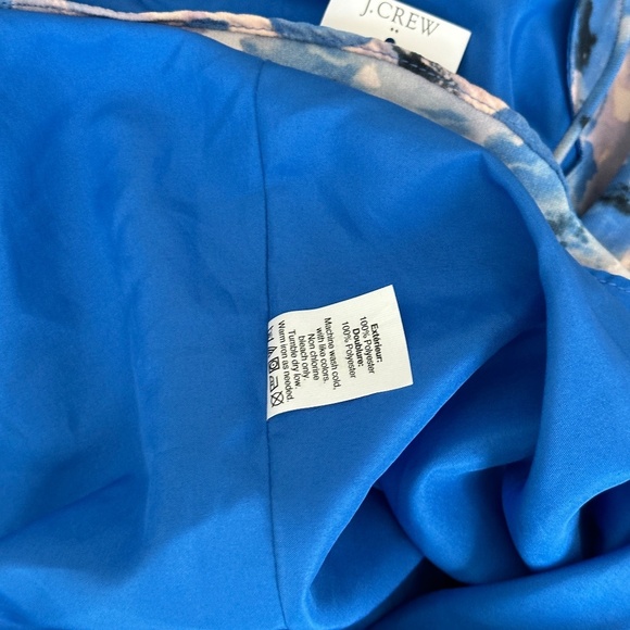 Brand New J Crew Scalloped Shirt Floral Camisole Tank Top Size 8 Pink Blue - Picture 7 of 8